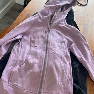 Lavender Zip-Up Hoodie
